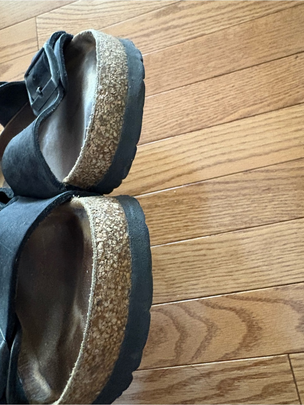 Birkenstock Black Double-Strap Buckle Sandals - Picture 7 of 9